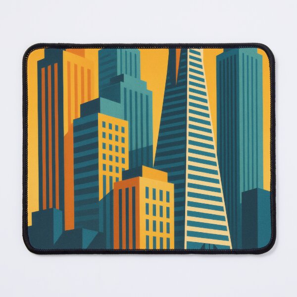 Item preview, Retro Pop Art Poster Illustration of San Francisco | Bold Golden Gate Bridge City Print with Painted Ladies, Cable Cars & Bay Skyline | Vintage California Wall Art Decor designed and sold by PaintedPixels01.
