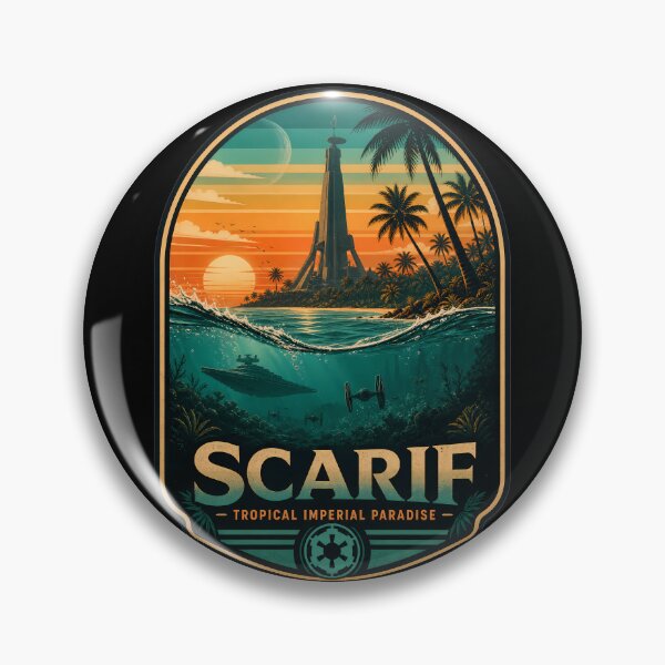 Item preview, Scarif Travel Nature Landscape designed and sold by FrontierCosmic.
