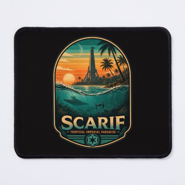 Item preview, Scarif Travel Nature Landscape designed and sold by FrontierCosmic.