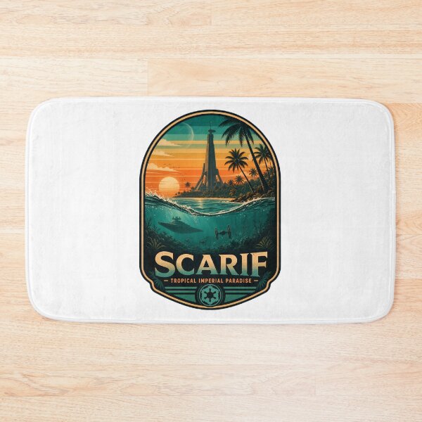 Item preview, Scarif Travel Nature Landscape designed and sold by FrontierCosmic.