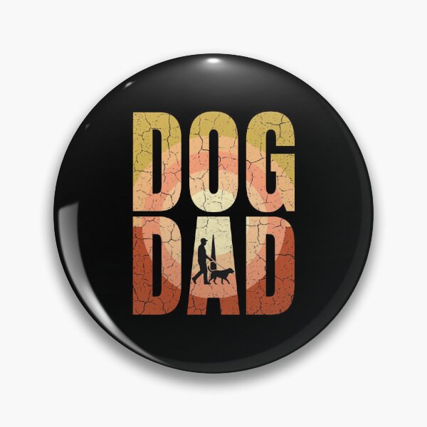 Item preview, Vintage Dog Dad Retro Sunset Silhouette designed and sold by GiaoCalonas.