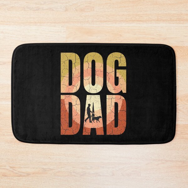Item preview, Vintage Dog Dad Retro Sunset Silhouette designed and sold by GiaoCalonas.