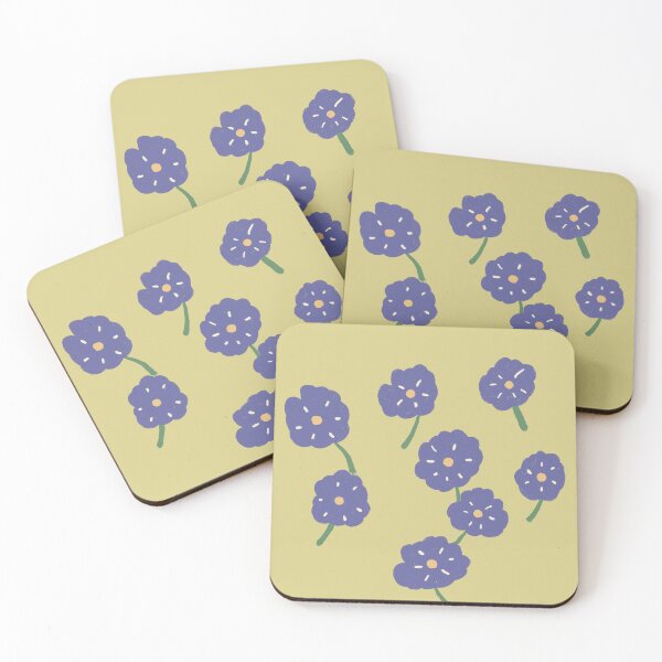 Item preview, Cottagecore Hand Drawn Blue Flower Art designed and sold by Kuosi-Kiosk.