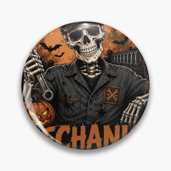 Item preview, mechanics halloween designed and sold by Brejko.