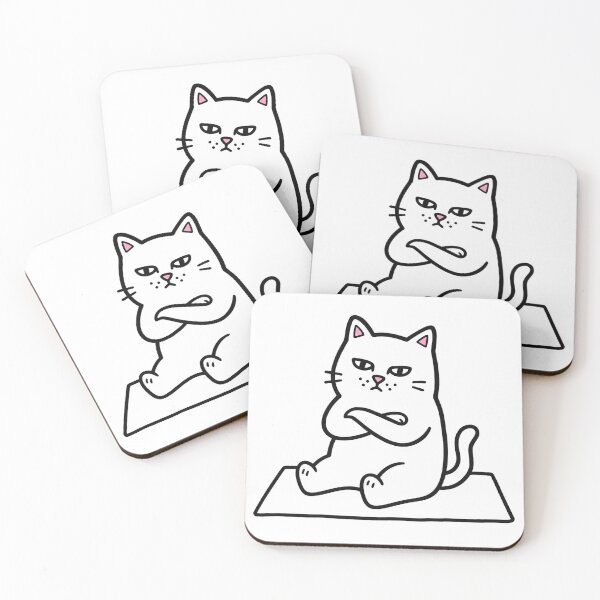 Item preview, Cat Refusing Yoga designed and sold by GoverArt.