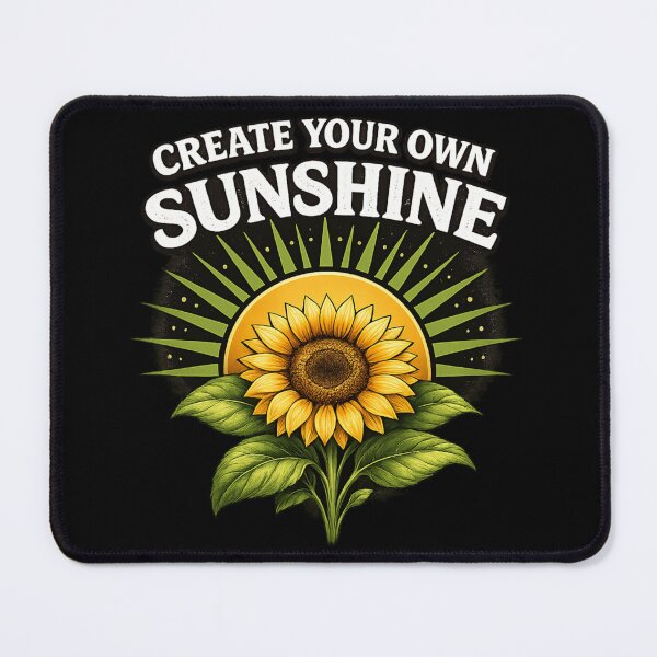Item preview, Create Your Own Sunshine Sunflower T-Shirt | Inspirational Floral Retro Design designed and sold by Saeed Ahmad.