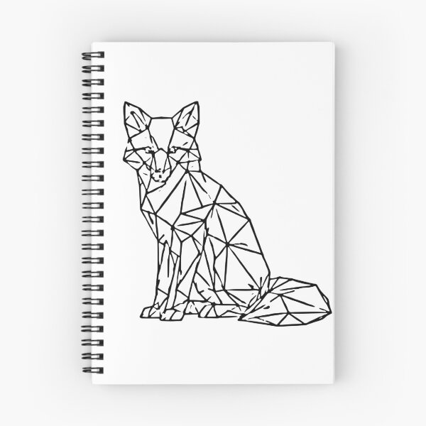 Item preview, Fox – Minimalist Low-Poly Line Art designed and sold by ArcadeAura.