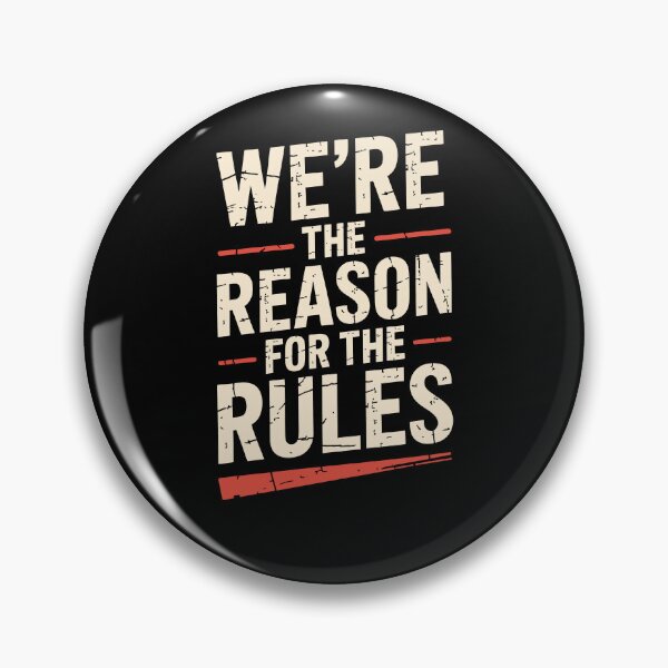 Item preview, We're The Reason For The Rules Funny Best Friend Group Gift designed and sold by Say It With Ink.