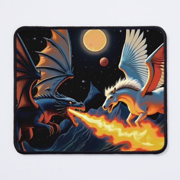 Item preview, Fire Breathing Dragon and Pegasus designed and sold by NaturePrints.