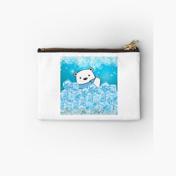 Item preview, Cute Polar Bear with Ice Cubes Illustration designed and sold by goldsmithorders.