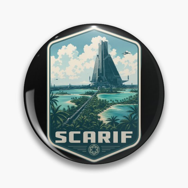 Item preview, Scarif Travel Nature Landscape designed and sold by FrontierCosmic.
