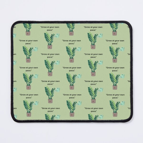 Item preview, Grow At Your Own Pace Cute Potted Plant Aesthetic designed and sold by Cozy Moss Studio.