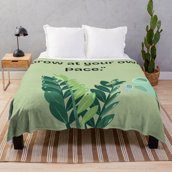 Item preview, Grow At Your Own Pace Cute Potted Plant Aesthetic designed and sold by Cozy Moss Studio.