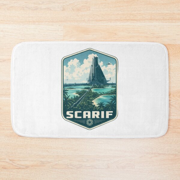 Item preview, Scarif Travel Nature Landscape designed and sold by FrontierCosmic.
