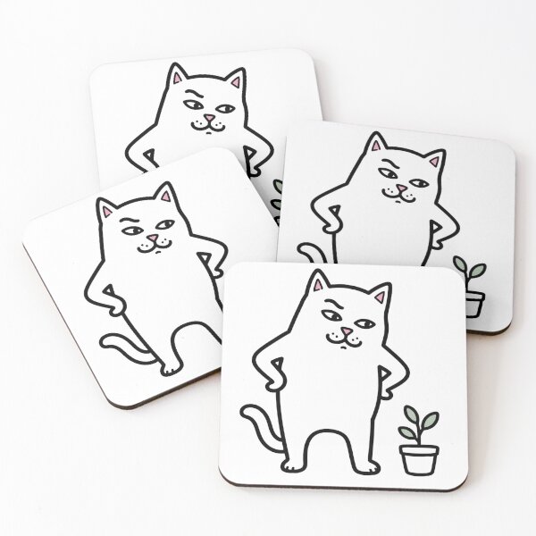 Item preview, Judgmental Cat and Houseplant designed and sold by GoverArt.