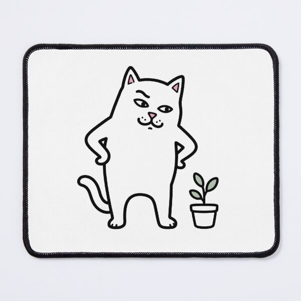 Item preview, Judgmental Cat and Houseplant designed and sold by GoverArt.