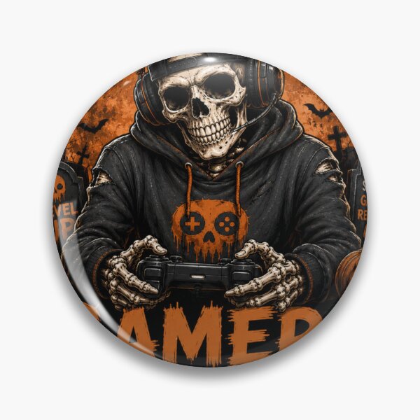 Item preview, Halloween gamers designed and sold by Brejko.