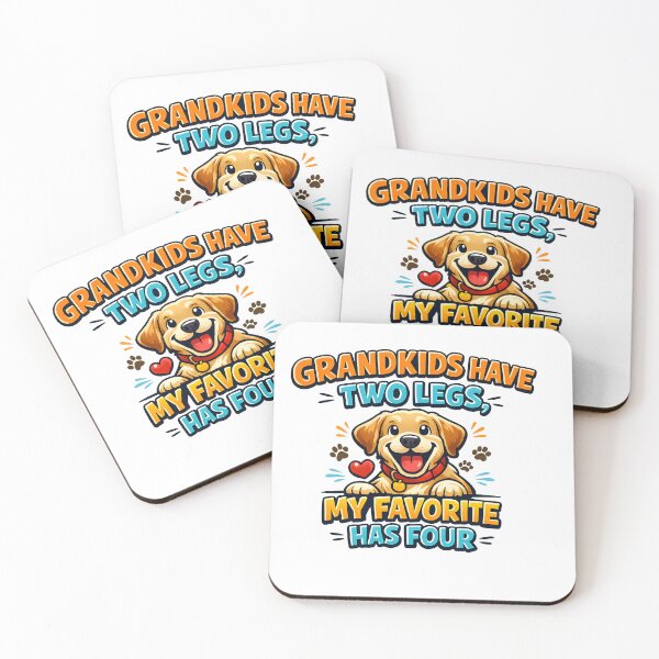 Item preview, Grandkids Have Two Legs My Favorite Has Four – Funny Golden Retriever Puppy Grandparent Shirt designed and sold by Sahil Randhawa.