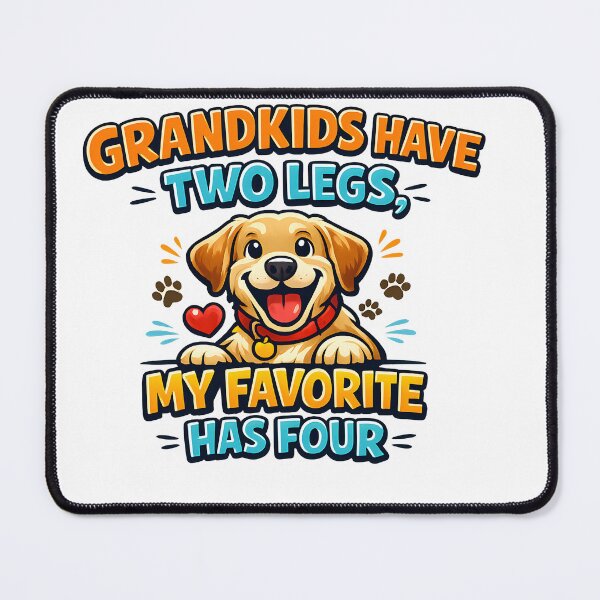 Item preview, Grandkids Have Two Legs My Favorite Has Four – Funny Golden Retriever Puppy Grandparent Shirt designed and sold by Sahil Randhawa.
