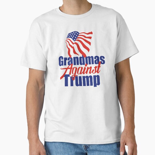 Vista previa del artículo con la obra «Abuelas contra Trump», diseñado y vendido por Epic Love Designs.