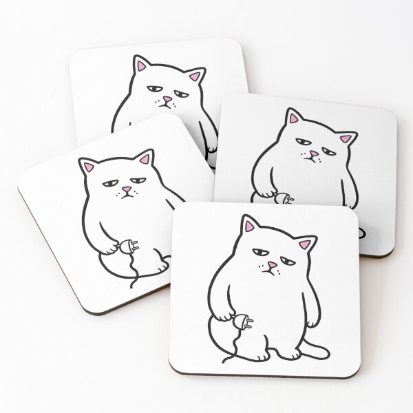 Item preview, Unplugged Social Battery Cat designed and sold by GoverArt.