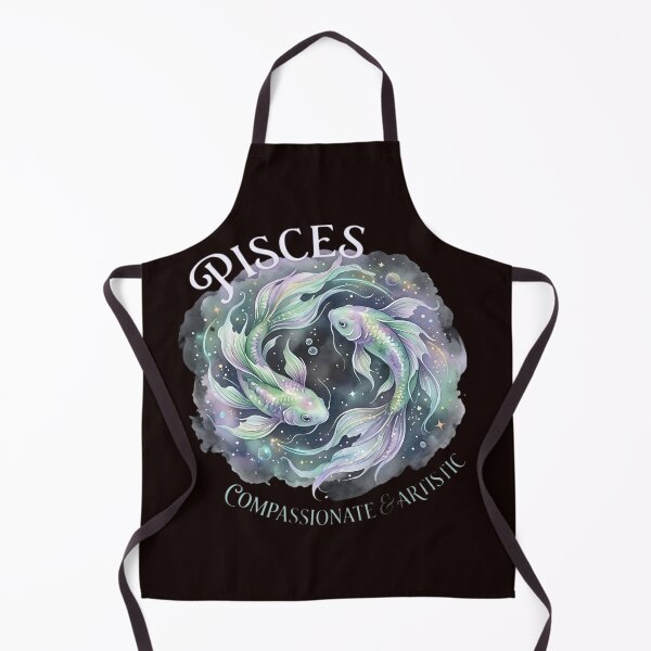 Item preview, Pisces Zodiac Sign Watercolor Fish | Compassionate & Artistic | Daily Horoscope Astrology | Celestial Zodiac Gift designed and sold by Bhaskar Digital Art.