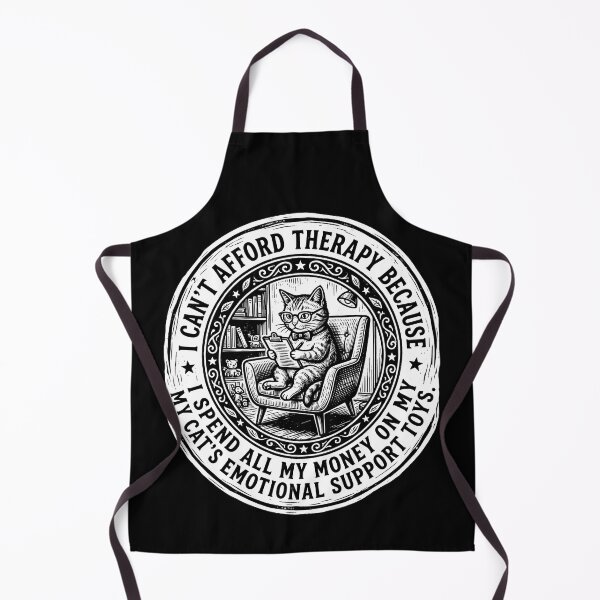 Item preview, Cat Emotional Support Toys Therapy Cost Humorous Design designed and sold by SplashTastic.