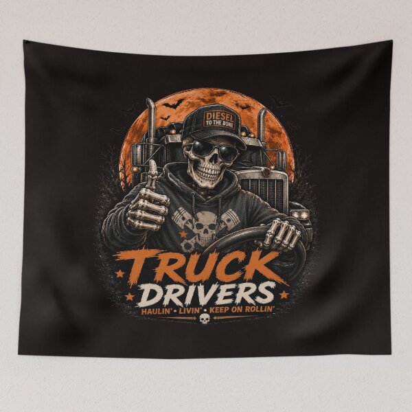 Item preview, Halloween truck drivers designed and sold by Brejko.