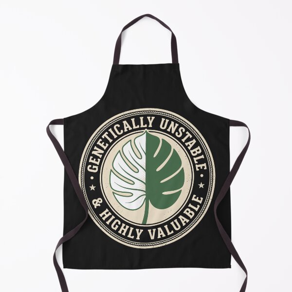 Item preview, Genetically Unstable Monstera Leaf Highly Valuable Retro Badge designed and sold by SplashTastic.
