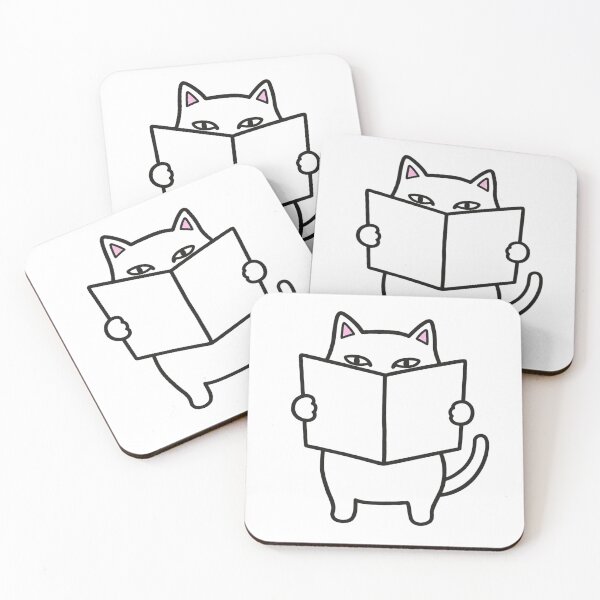 Item preview, Suspicious Bookish Cat designed and sold by GoverArt.