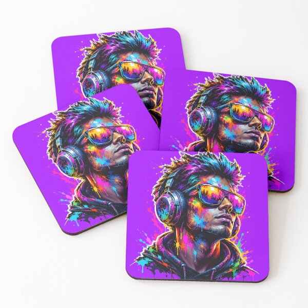 Item preview, Neon DJ Portrait – Festival Graffiti Legend designed and sold by RH Design Lab.
