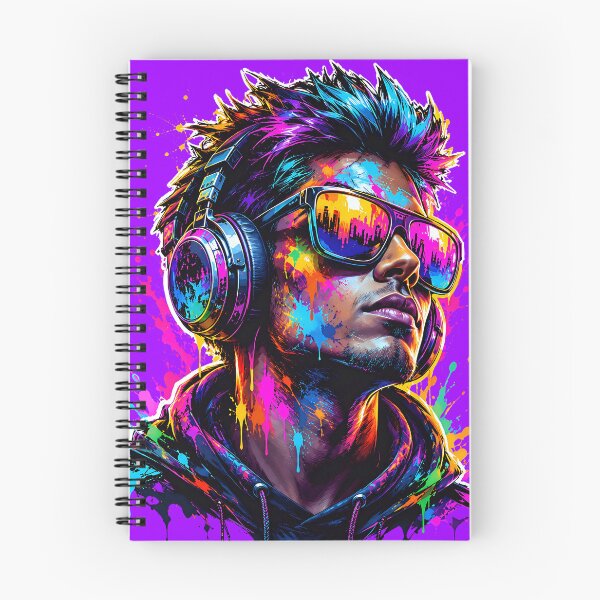 Item preview, Neon DJ Portrait – Festival Graffiti Legend designed and sold by RH Design Lab.