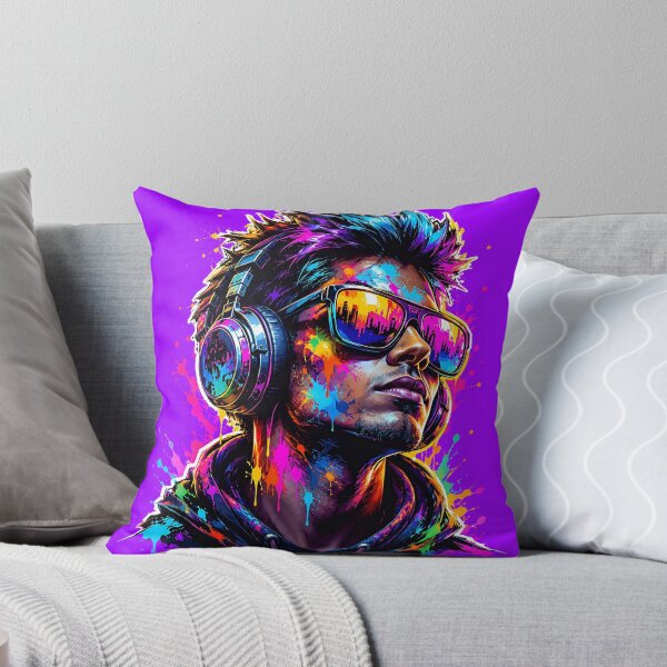 Item preview, Neon DJ Portrait – Festival Graffiti Legend designed and sold by RH Design Lab.