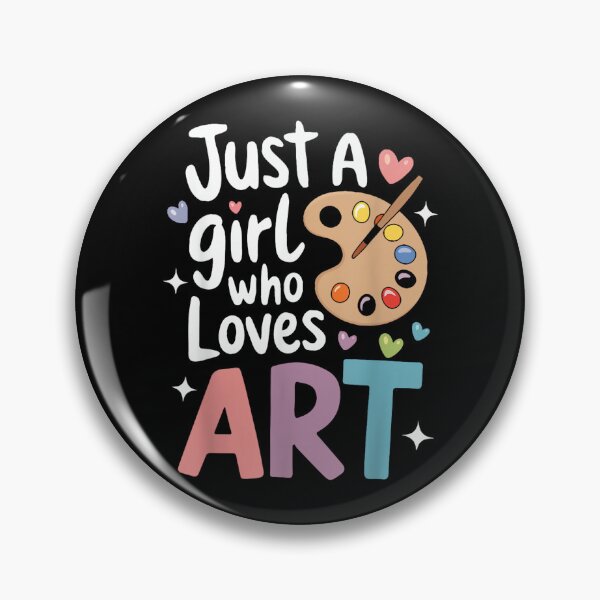 Item preview, Just a Girl Who Loves Art Cute Back to School Kids Girls designed and sold by CherylCGarrison.
