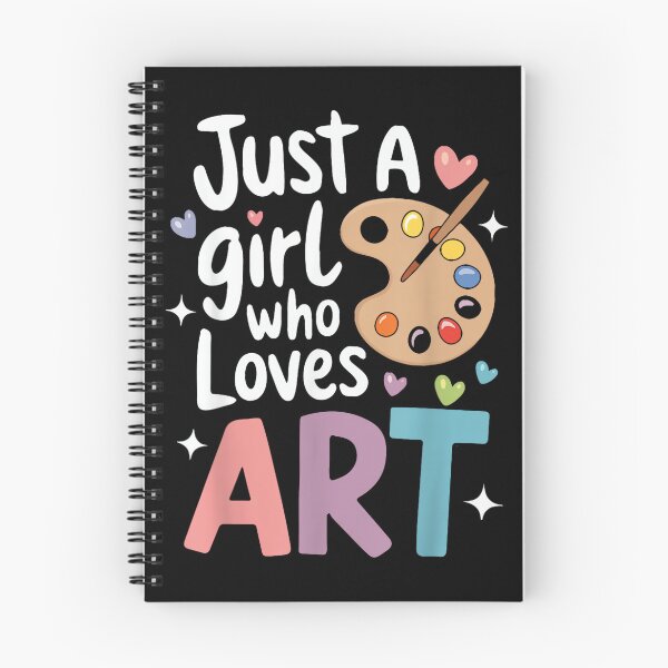 Item preview, Just a Girl Who Loves Art Cute Back to School Kids Girls designed and sold by CherylCGarrison.