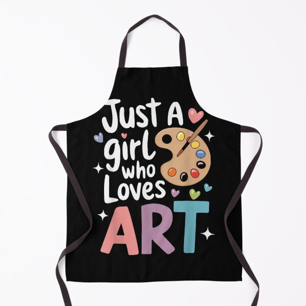 Item preview, Just a Girl Who Loves Art Cute Back to School Kids Girls designed and sold by CherylCGarrison.