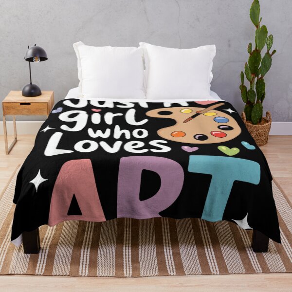 Item preview, Just a Girl Who Loves Art Cute Back to School Kids Girls designed and sold by CherylCGarrison.