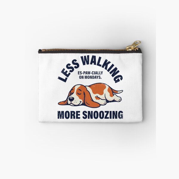 Item preview, Less Walking More Snoozing Monday Dog Pun designed and sold by GiaoCalonas.