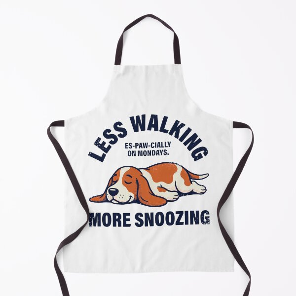 Item preview, Less Walking More Snoozing Monday Dog Pun designed and sold by GiaoCalonas.
