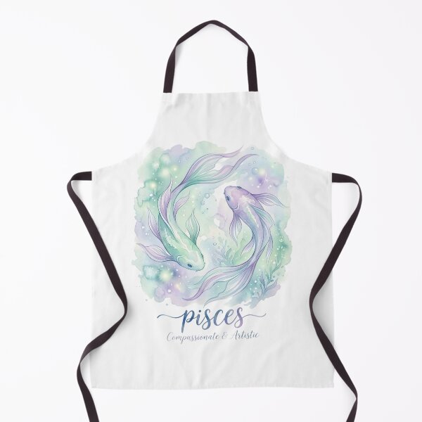 Item preview, Pisces Zodiac Watercolor Fish | Compassionate & Artistic | Daily Horoscope Astrology | Pisces Gift designed and sold by Bhaskar Digital Art.