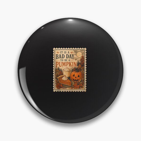 Item preview, Funny Pumpkin Season It Is a Bad Day to Be a Pumpkin Vintage Design designed and sold by kiralynstration.