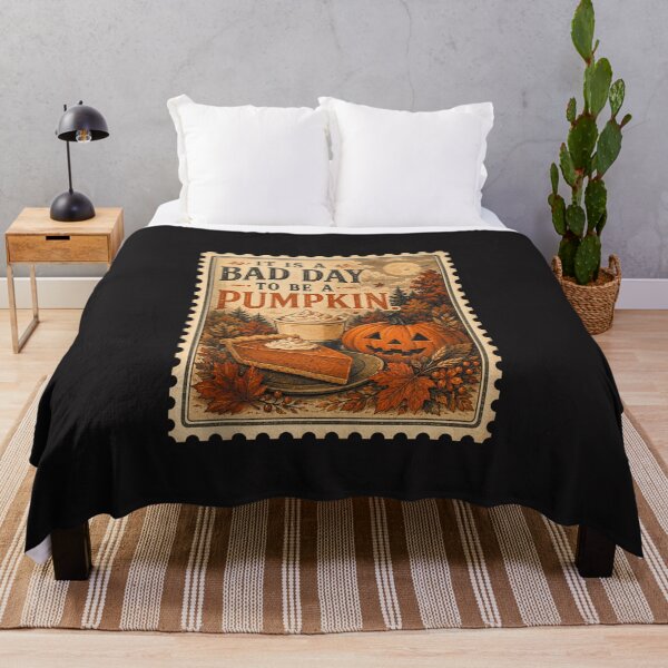 Item preview, Funny Pumpkin Season It Is a Bad Day to Be a Pumpkin Vintage Design designed and sold by kiralynstration.