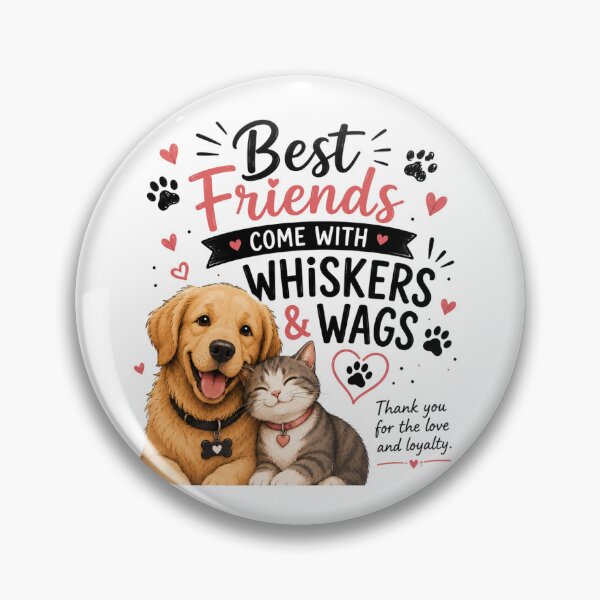 Item preview, Best friends come with whiskers wags designed and sold by KrithigaArts.