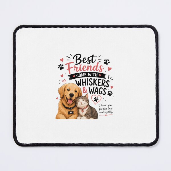 Item preview, Best friends come with whiskers wags designed and sold by KrithigaArts.