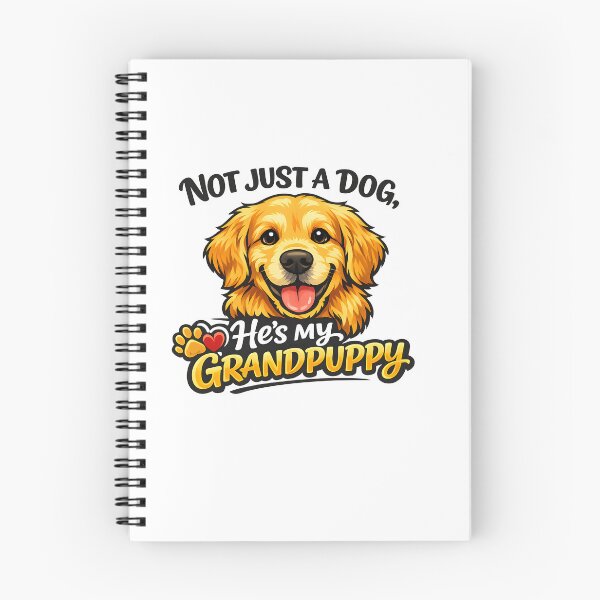Item preview, Not Just a Dog He's My Grandpuppy – Cute Golden Retriever Puppy Grandparent Gift Shirt designed and sold by Sahil Randhawa.