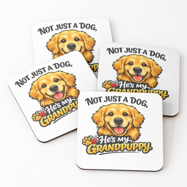 Item preview, Not Just a Dog He's My Grandpuppy – Cute Golden Retriever Puppy Grandparent Gift Shirt designed and sold by Sahil Randhawa.
