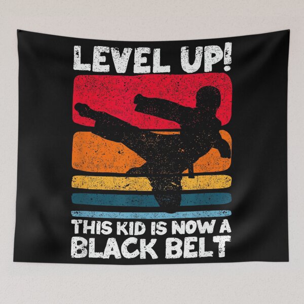 Item preview, Level Up This Kid is Now A Black Belt Karate Martial Arts designed and sold by CherylCGarrison.