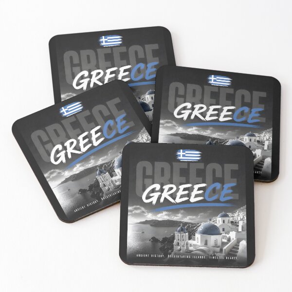 Item preview, Greece Modern Travel Art designed and sold by AtuqStudio.