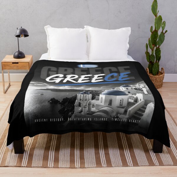 Item preview, Greece Modern Travel Art designed and sold by AtuqStudio.