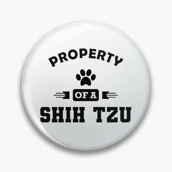 Item preview, Property Of A Shih Tzu Paw Print Graphic designed and sold by GiaoCalonas.